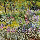 Claude Monet The Iris Garden at Giverny painting